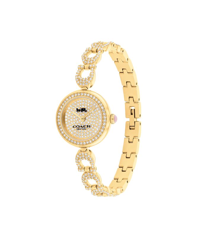 COACH Ladies' Gold Tone Stainless Steel Gracie Watch 14504219 image number null